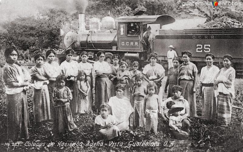 Fotos de San Cristóbal Acasaguastlán, El Progreso: Ferrocarril y Colonos de Hacienda Buenavista